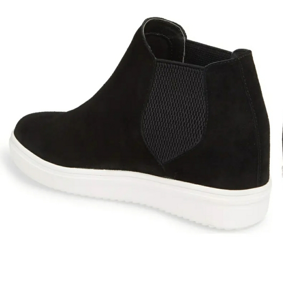 Street Chic Steve Madden Suede High Top Sneakers - Picture 4 of 5